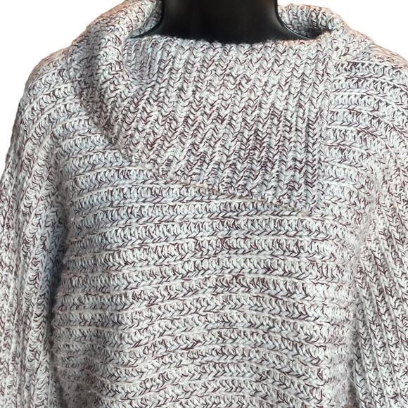 Topshop Tweedy Envelope Neck Sweater Sz 6 - Picture 4 of 11